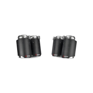 AKRAPOVIC TP-CT/26 Tail Pipe Set (Carbon) for BMW M3 (F80) / M4 (F82) ECE Type Approval - Img 2