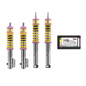 KW Coilover suspension V2 inox VW Corrado Corrado 53I 1988 -> G60 1.8i (160 Hp) - Img 1