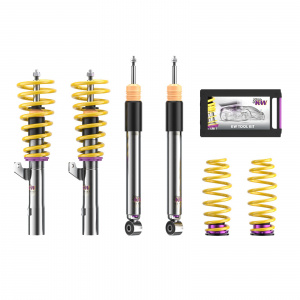KW Coilover suspension V3 inox VW Scirocco Scirocco III 2008 -> R 2.0 TSI (280 Hp) - Img 1