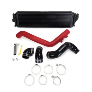Mishimoto 17-21 Honda CTR Intercooler Kit, Black w/ Wrinkle Red - Img 2