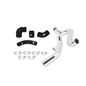 Mishimoto Mitsubishi Lancer Evolution VII/VIII/IX Upper Intercooler Pipe Kit, 2001-2007, Black Hoses - Img 1