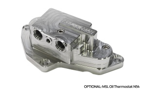 Mosselman Single Oil Cooler Kit Red BMW 3-Series E9x - Img 4