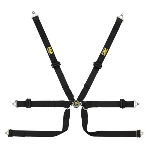 OMP DA0-0206-A02-071 Safety Harness Tecnica Prototype 2", 6-point, FIA 8853-2016, Black