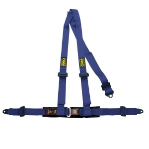 OMP DA0-0504-B01-041 Safety Harness for Road, 3-Point, 3 ECE 16-08, Blue