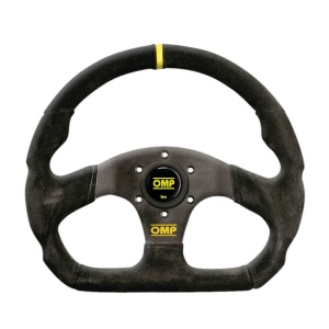 OMP OD0-1990-071 Steering Wheel Superquadro 330 x 290mm, Black Suede