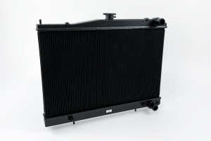R33 Skyline GT-R/GTS & R34 GT-T Full Billet Aluminum Radiator - Black - Img 2