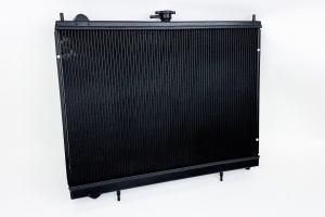 R34 Skyline GT-R High-Performance All-Aluminum Radiator - Black - Img 1