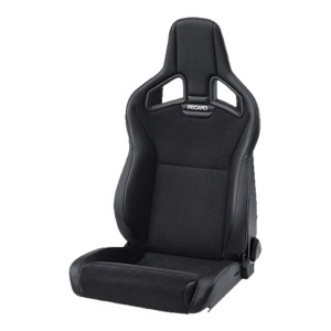 RECARO 415.00.1575 Left Sport Seat Cross Sportster CS SAB, Artificial Leather Black / Dinamica Black