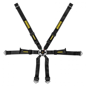 SCHROTH 94660-0 Racing Harness Profi 2x2 6-Point, Black for PORSCHE 911 GT3 / GT3RS (991 / 992)