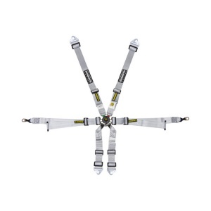 SCHROTH 94700-9 Racing Harness Profi 2x2 6-Point, Silver for PORSCHE 911 (996 / 997)