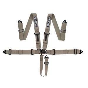 SPARCO 04806SFIVD Safety harnesses (SFI) LATCH&LINK 04806SFI, 5 points 3"3"2", sand