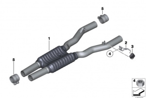 Supersprint Centre pipe + "X-Pipe" 983013