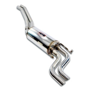 Supersprint Centre pipes kit + rear exhaust, with S-Bend tips 840304