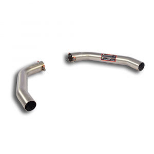Supersprint Exit pipes kit Right - Left for OEM endpipe 721654