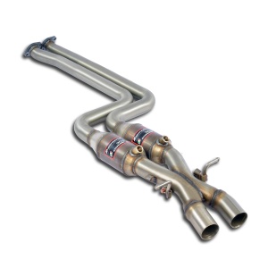 Supersprint Metallic catalytic converter Right - Left + "X-Pipe" 788602
