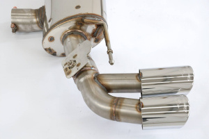 Supersprint Rear exhaust 2 exit Right 100x75 - 2 exit Left 100x75, with valve - Img 2