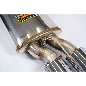 Supersprint Rear exhaust Left 120x80 with valve - Img 2