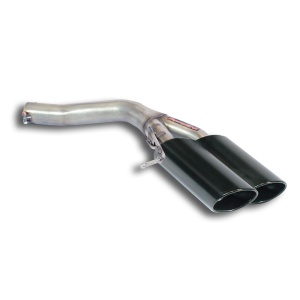Supersprint Rear pipe Right 100x75 "Gun Metal Grey"(Muffler delete) 775977