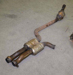 Supersprint Right - Left pipe kit (fits to the stock, secondary catalytic) - Img 2
