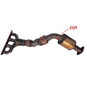 Supersprint Sleeve pipe for OEM front exhaust(Weld on connection) 830642 - Img 2