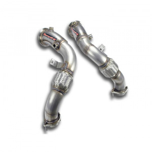 Supersprint Turbo downpipe kit Right - Left (Replaces catalytic converter) 981711
