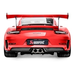 AKRAPOVIC S-PO/TI/10H Muffler Slip-On Line (Titanium) for PORSCHE 911 GT3 / GT3RS (991.2) ECE Type Approval - Img 2