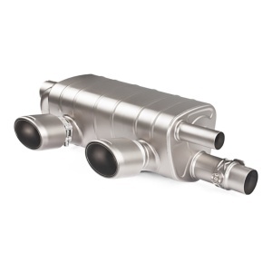 AKRAPOVIC S-PO/TI/5H Exhaust System Slip-On Line (Titanium) for PORSCHE 911 Carrera / S / 4 / 4S / GTS (991.2) OE Non Sport Exhaust / ECE Type Approval - Img 1