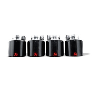 AKRAPOVIC TP-CT/1 Tail Pipe Set (Carbon, dia-115 mm) for CHEVROLET Corvette ZO6/ZR1 (C6) 2006-2011 - Img 2