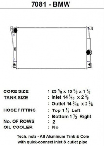 CSF RACE BMW F2X 1/2-Series / F3X 3/4-Series (AT) High-Performance All-Aluminum Radiator - Img 4