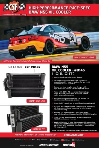 CSF RACE BMW F3X / F2X (N55) Race-Spec Oil Cooler - Img 11