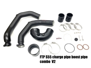 FTP BMW S55 Charge pipe+Boost pipe combo V2 for F80 M3/F82 M4 - Img 2