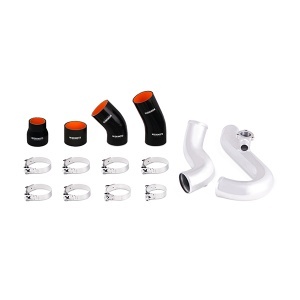 Mishimoto Ford Mustang EcoBoost Intercooler Kit, 2015-2023, Black w/ Polished Pipes - Img 4
