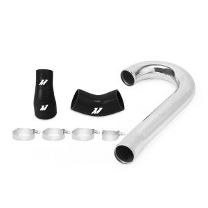 Mishimoto Mitsubishi Lancer Evolution VII/VIII/IX Lower Intercooler Pipe Kit, 2001-2007, Black Hoses - Img 1