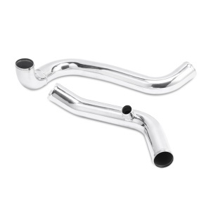 Mishimoto Mitsubishi Lancer Evolution VII/VIII/IX Upper Intercooler Pipe Kit, 2001-2007, Blue Hoses - Img 2