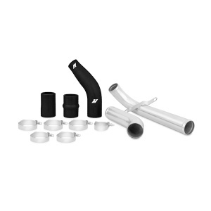 Mishimoto Mitsubishi Lancer Evolution X Upper Intercooler Pipe Kit, 2008-2015, Black Hoses - Img 1