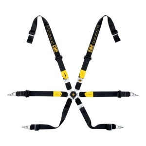 OMP DA0-0210-A01-071 Safety Harness One WRC 2", 6-point, FIA 8853-2016, Black