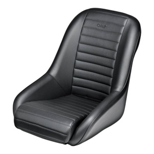 OMP HA0-0756-A01-071 Vintage Seat Silverstone, Black