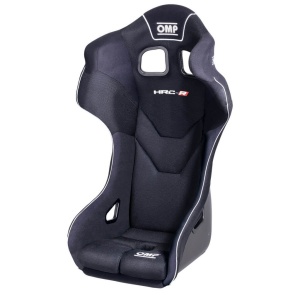OMP HA0-0794-A01-071 Racing Seat HRC Fiberglass Air XL FIA 8855-1999, Black