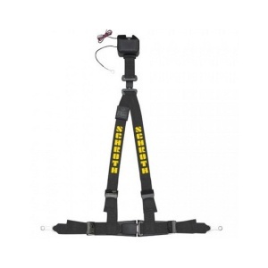 SCHROTH 11510 Seat Belt Autocontrol 2 ASM 3-Point 50mm Right, Black/Yellow Flock
