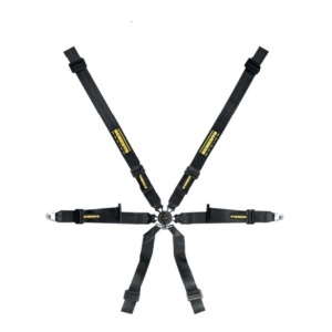 SCHROTH 94581-0 Racing Harness Profi XLT 2x2 Pull-up 6-Point, Black