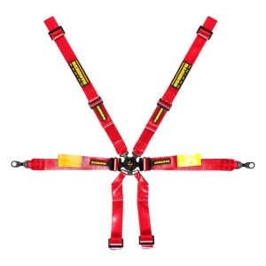 SCHROTH 94710-2 Racing Harness Enduro 2x2 6-Point, Red for PORSCHE 911 (996 / 997)