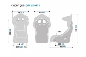 SPARCO 008019RNR CIRCUIT QRT Racing seat, FIA 8855-1999, size M - Img 3