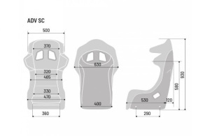 SPARCO 008020ZNR Racing seat ADV SC, FIA 8862-2009, carbon, black - Img 2