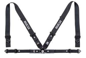 SPARCO 04716M1NR Harness belts SPORT H-4, 4 points, FIA 8854-1998, 3+2", black