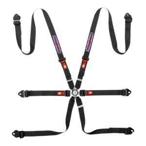 SPARCO BRN0040D0K0100N Safe Harness Competition H-2PD MR 26, 6 Point, Black