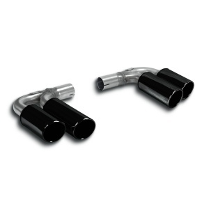Supersprint Endpipe kit Right OO100 - Left OO100 "Gun Metal Grey" 779136