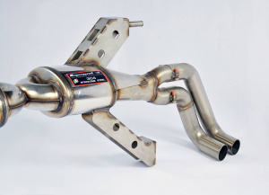 Supersprint Rear exhaust "Racing" Right - Left 4 exits(Deletes the stock, main catalytics - fits to the stock endpipes)-18,0 Kg - Img 5