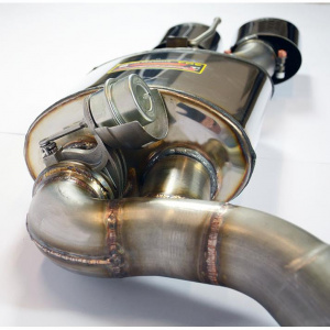 Supersprint Rear exhaust Right 120x80 with valve 721507 - Img 3