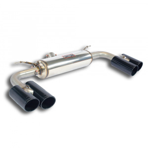 Supersprint Rear exhaust Right OO90 - Left OO90 "Gun Metal Grey"