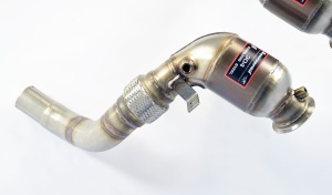 Supersprint Turbo downpipe kit + Metallic catalytic converter RightAccepts the stock "Cat.-Back" system 989221 - Img 6